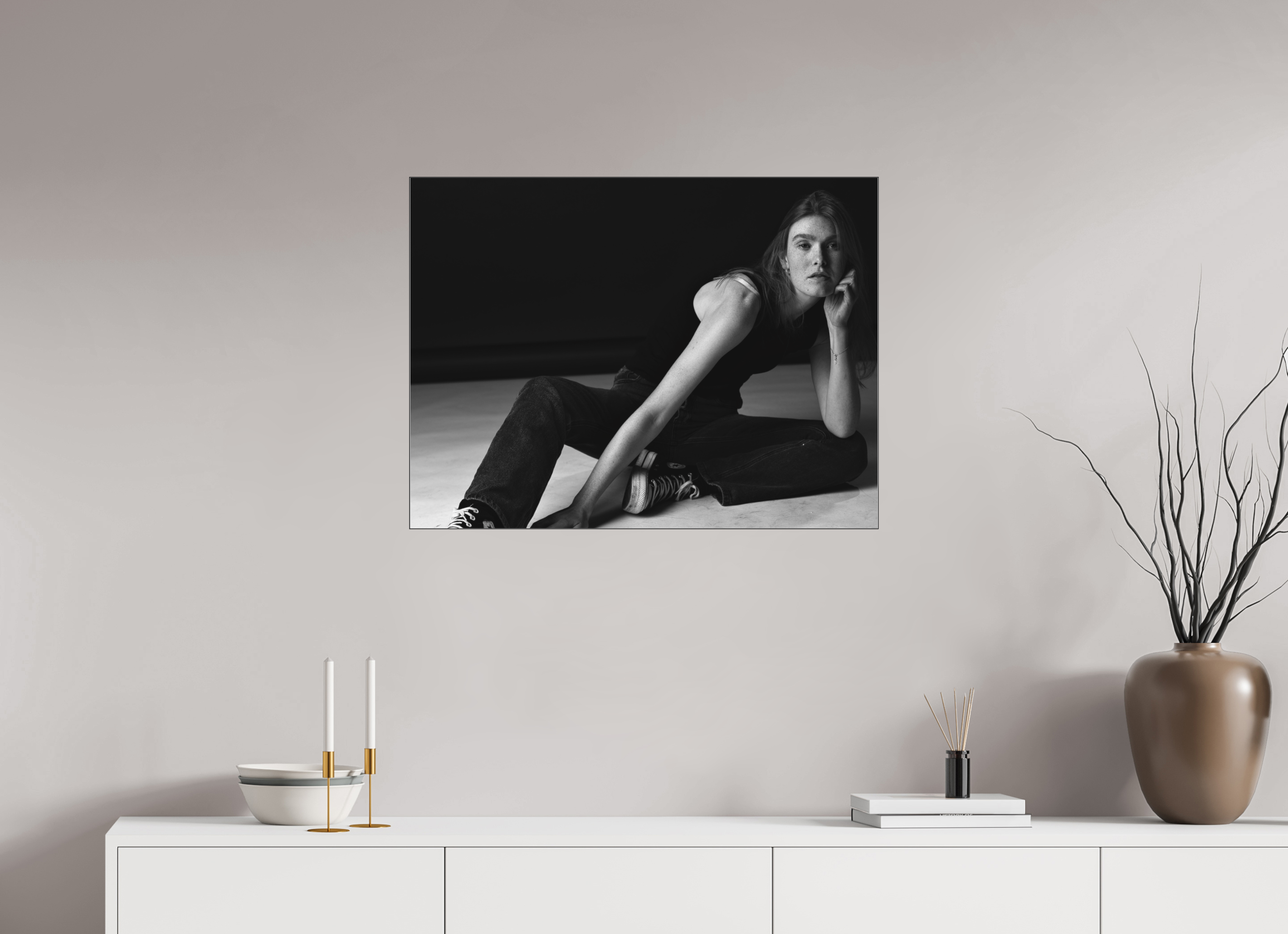 80 x 60 cm, SW Acrylglas matt Fabia 4