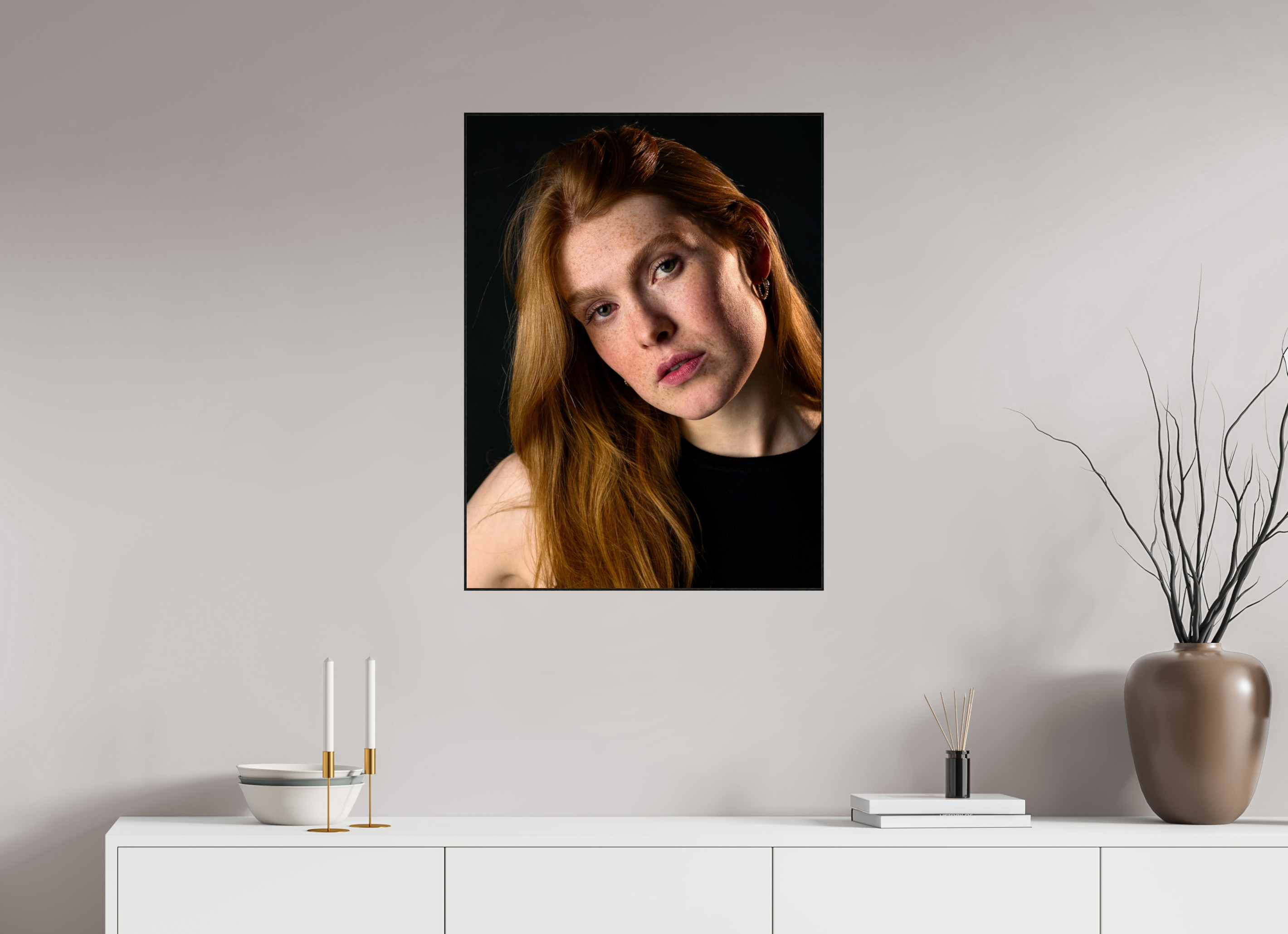 60 x 80 cm, Farbig Acrylglas glänzend Fabia 1 Col