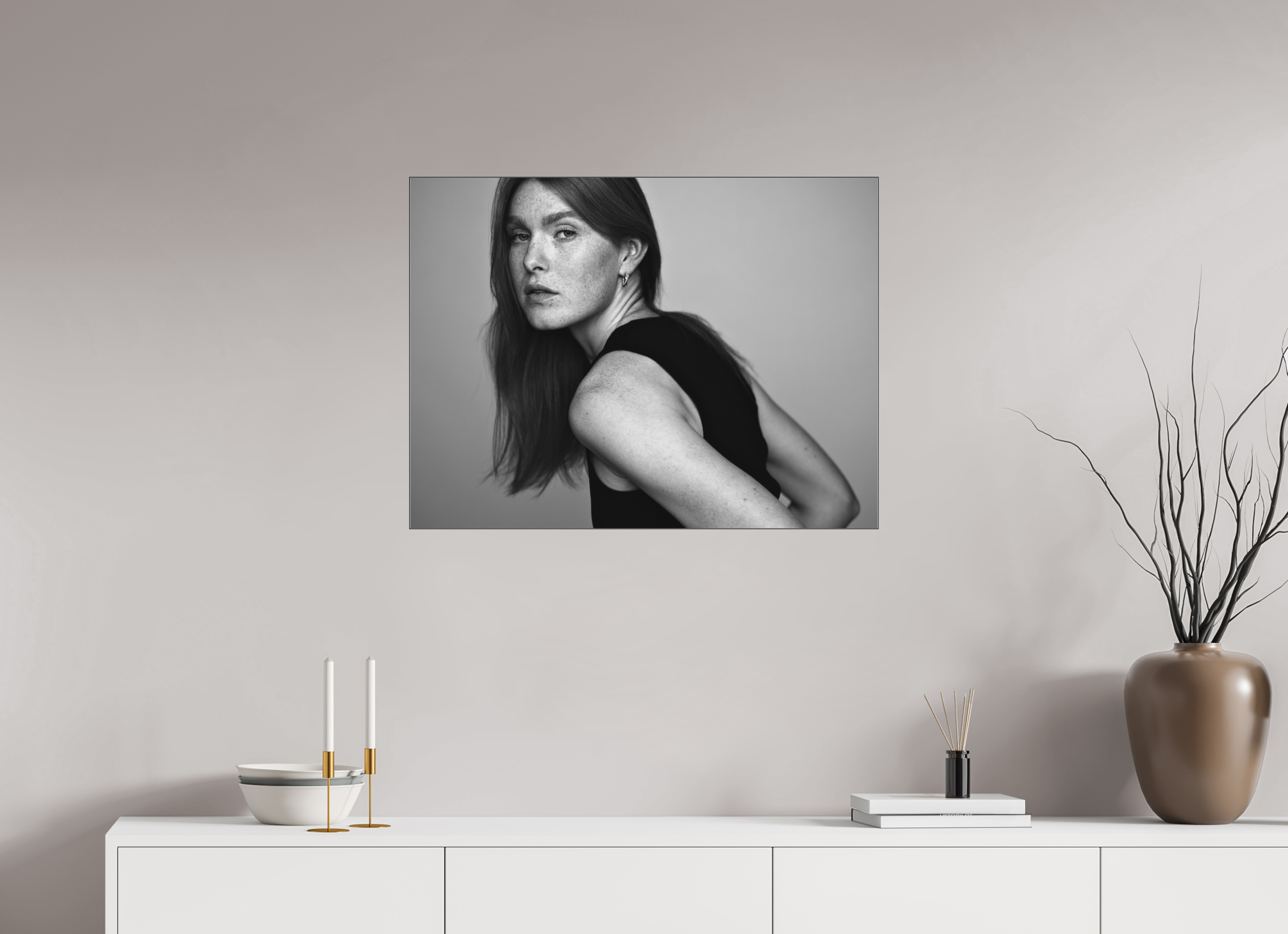 80 x 60 cm, SW Acrylglas matt Fabia 3