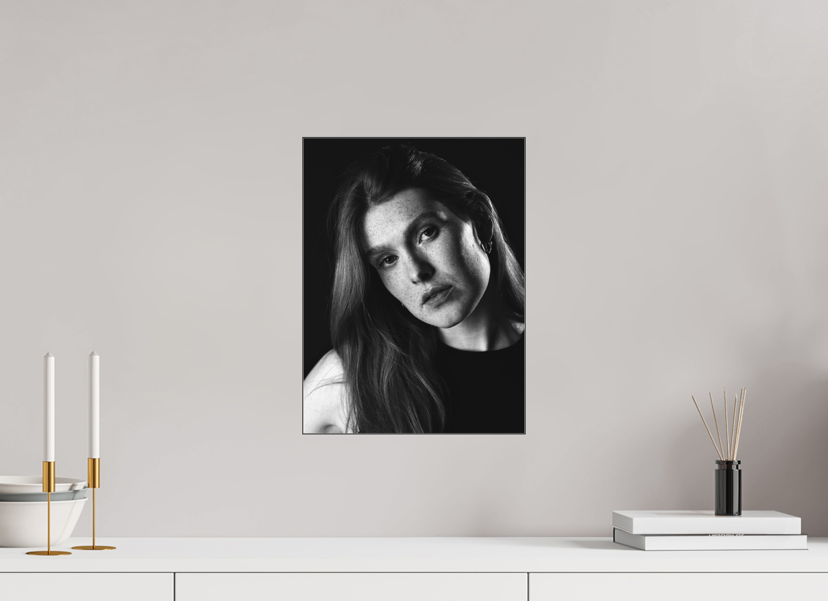 30 x 40 cm, SW Acrylglas matt Fabia 1