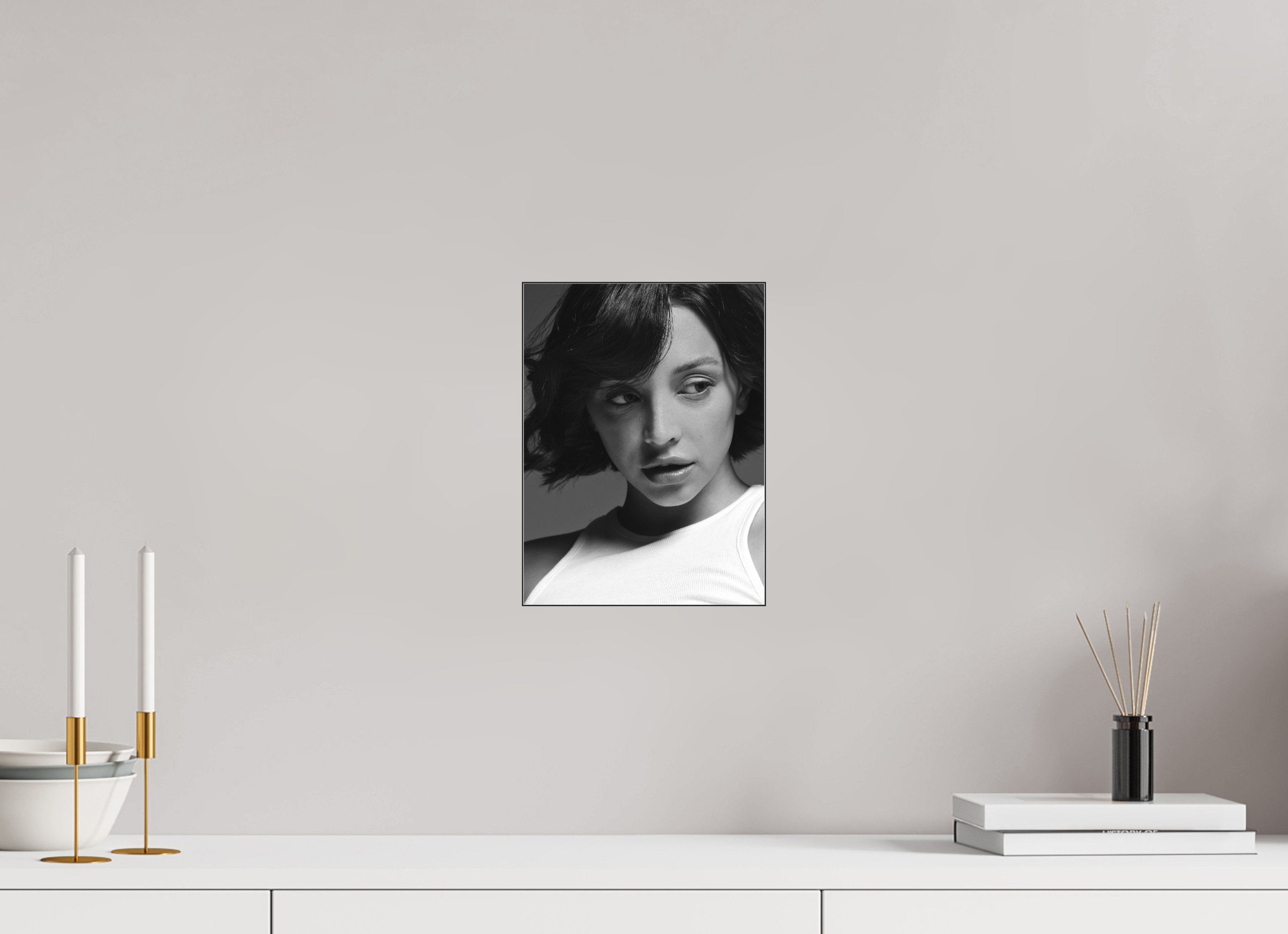 21 x 28 cm, SW Acrylglas matt Olivia Intensiv