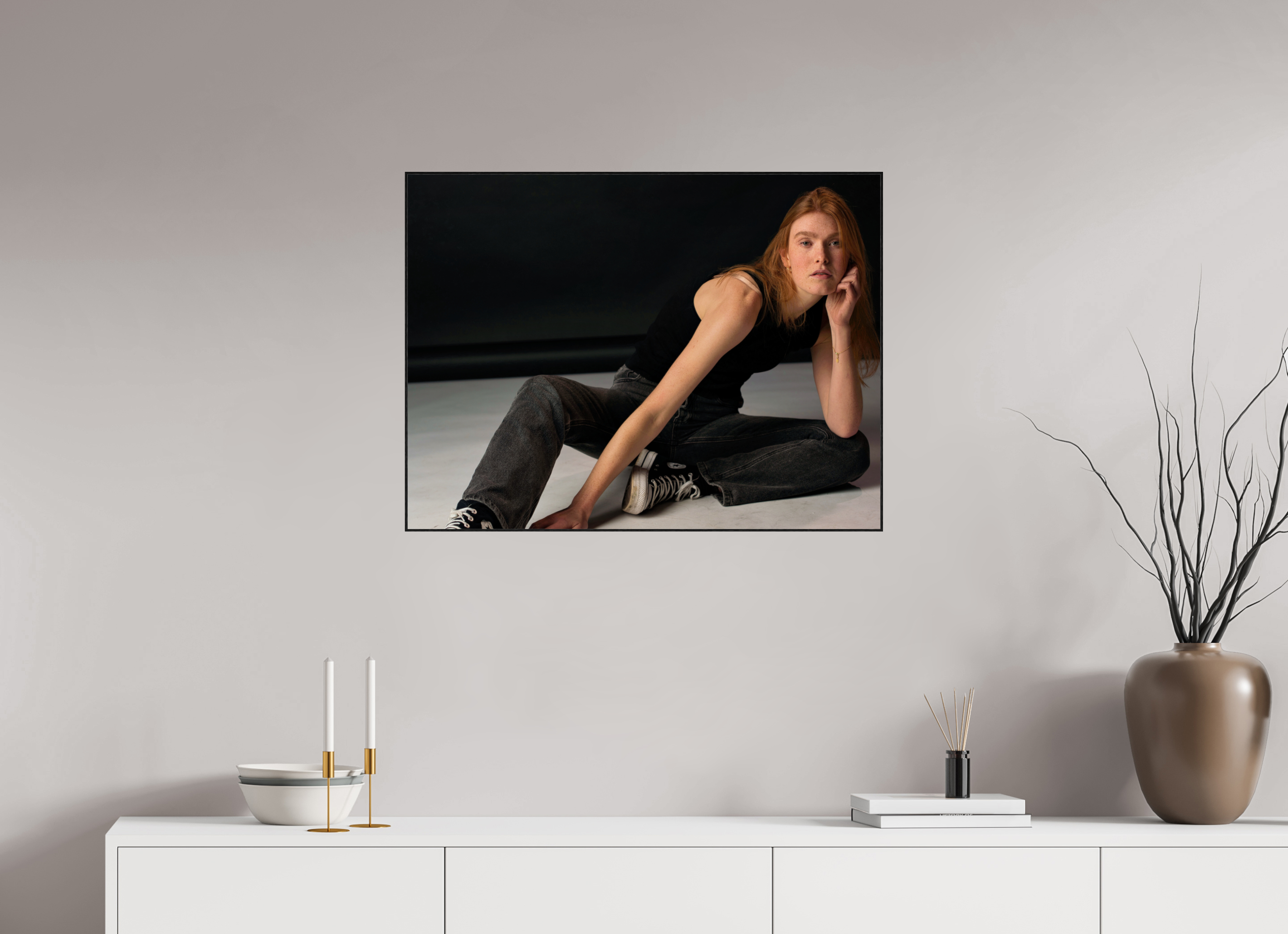 80 x 60 cm, Farbig Acrylglas glänzend Fabia 4 Col