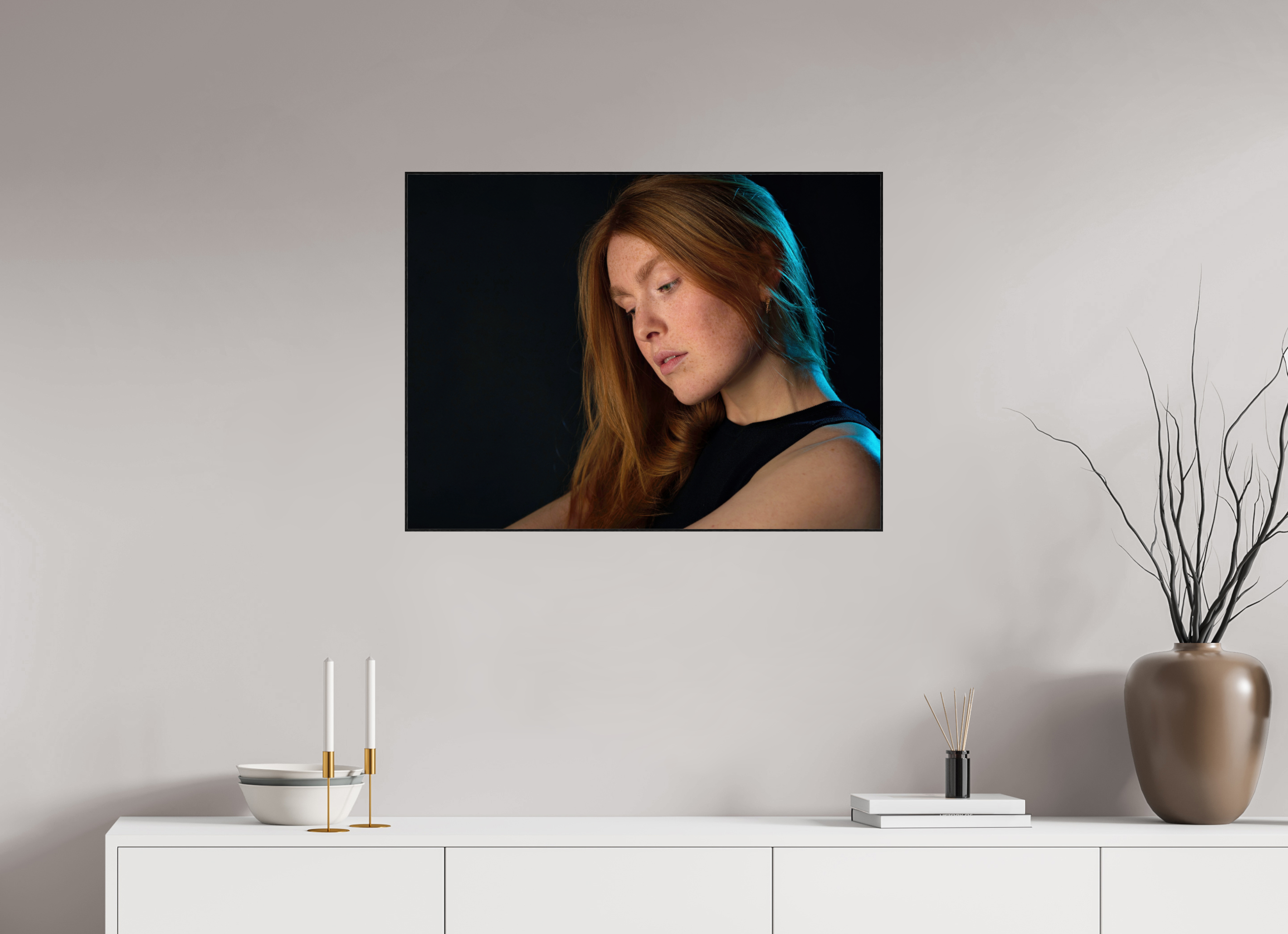 80 x 60 cm, Farbig Acrylglas glänzend Fabia 5 Col